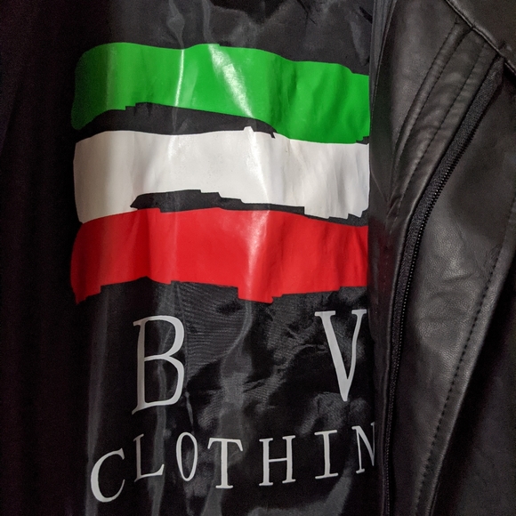 BV Clothing Italian Faux Leather Jacket - Picture 7 of 7